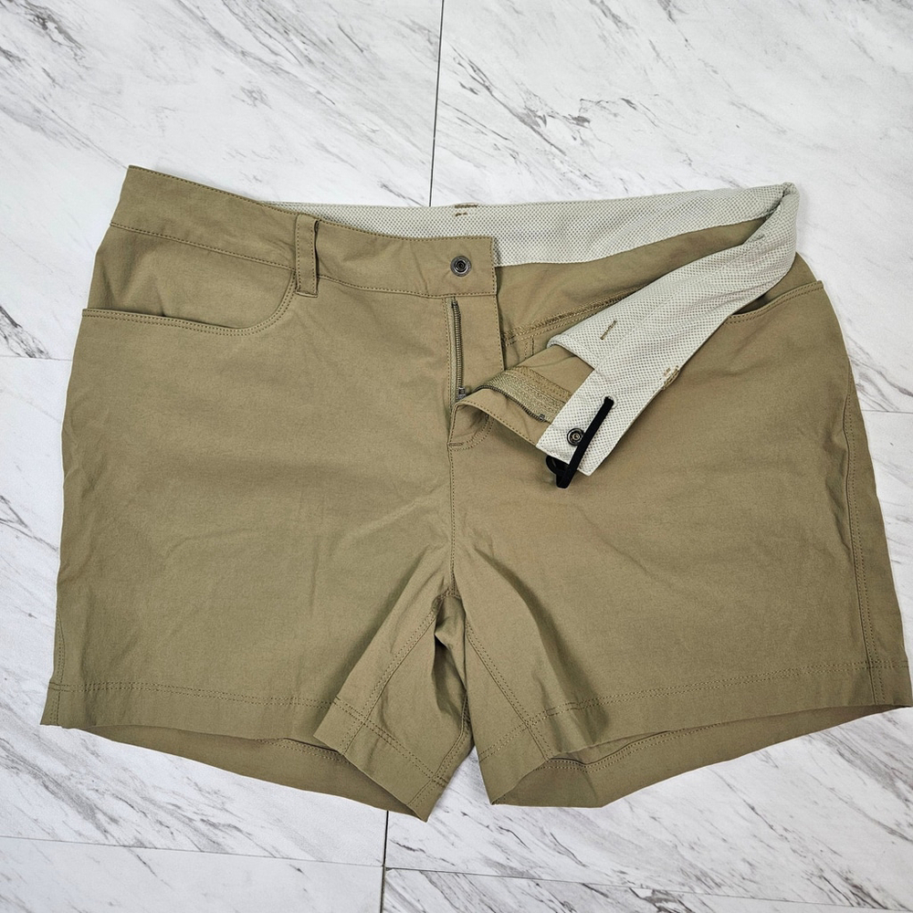 Patagonia Womens Rock Craft Shorts Tan Size 10 Hiking Climbing Outdoor Trail - Picture 10 of 15